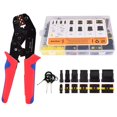 thumbnail image 1 of Amliber 709 piezas 43 kits de conectores de cables automotrices impermeables con engarzadora de cables de trinquete 1/2/3/4/5/6 pines conectores eléctricos automotrices con kit de herramientas de enga, 1 of 5