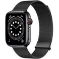 thumbnail image 2 of REQO Replacement for Apple Watch Band 49mm 46mm 45mm 44mm 42mm Metal Solid Stainless Steel Mesh Magnetic Strap Compatible with iWatch Ultra Ultra2 Series 10 9 8 7 6 5 4 3 2 1 Milanese Loops, 2 of 9