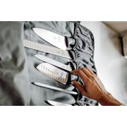 Mercer Culinary Millennia Steel 8-Piece Knife Roll Set, Black Handles