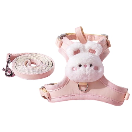Escape Proof Adjustable Cat Harness and Leash Set for Secure Outdoor Walking Training