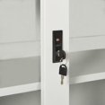 thumbnail image 6 of vidaXL Sliding Door Cabinet Light Gray 35.4"x15.7"x35.4" Steel, 6 of 8