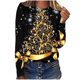 thumbnail image 2 of Pntutb - Camiseta holgada con estampado de moda para mujer, blusa de manga larga, cuello redondo, tops casuales Pntutb Pntutb-1494, 2 of 5