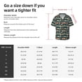 thumbnail image 5 of Balery UAE Travel1 1 Camisa Casual de Manga Corta con Botones para Hombre, Texturizada, Estilo Cubano, para Playa, Verano-X-Large, 5 of 5
