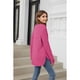 thumbnail image 5 of Blusa Informal con Cuello Redondo y Ligera para Mujer, Color Rojo Rosa M, 5 of 8
