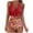 Red, variant on Babysbule Swimsuits for Women Women's Fashion Bikini Set Swimsuit Two Piece Filled Swimwear Has A Chest Pad No Steel Support Beachwear