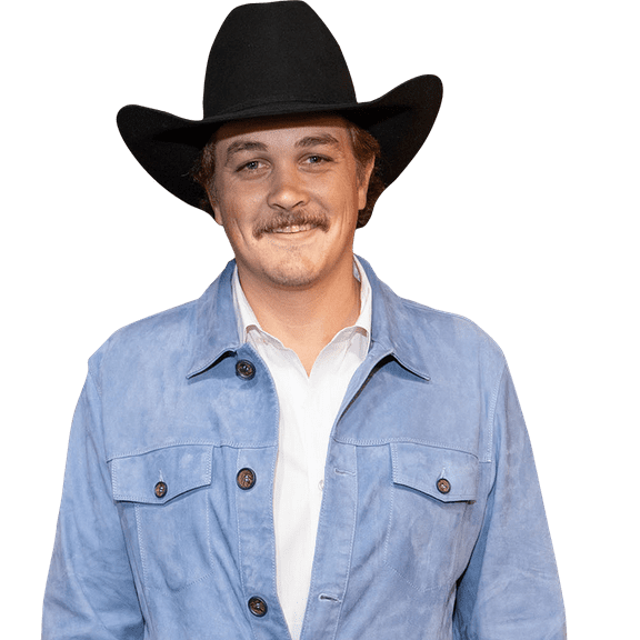 Zach Top (Blue Jacket) Half Body Buddy Cutout