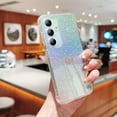 thumbnail image 4 of for Samsung Galaxy S23 FE 5G Case Iridescent Holographic, Gradient Bling Glitter Clear Phone Case with Camera Lens Cover Soft Shockproof Cute Heart S23 FE Case for Women Girls 6.4" (Gold Heart), 4 of 11