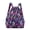 Large orchid, variant on Women Boho Floral Print Drawstring Backpack Foldable Sports Bag Lightweight Large Capacity Tote Nylon Gym Sackpack