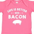 thumbnail image 4 of Inktastic Life's Better with Bacon Boys or Girls Baby Bodysuit, 4 of 5