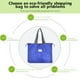 thumbnail image 5 of Bolsa de supermercado plegable y reutilizable | Bolsa de gran capacidad con cordón | Bolsa de compras resistente y lavable | Ecológica para el mercado, viajes y la escuela, 5 of 9