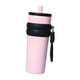 thumbnail image 3 of Botella de agua aislada Botella de agua deportiva Fácil de usar Resistente al desgaste Moderna rosa, 3 of 9