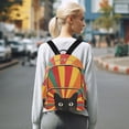 thumbnail image 7 of FORMRS Mini Backpack Purse for Women Quilted Travel Daypack Casual Shoulder Bag, Black Cat, 7 of 7