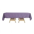 thumbnail image 5 of BalsaCircle 10 Pieces 60" x 102" Amethyst Rectangle Polyester Tablecloths Table Cover Linens, 5 of 8