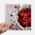 thumbnail image 1 of Tempéré Fruits Rouges Cerise Photo Autocollant Tags Mur Image Ordinateur Portable Décalcomanie Auto-Adhésif, 1 of 1
