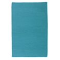 thumbnail image 1 of Colonial Mills Rug H049R048X072S Simply Home Solid - Turquoise 4 ft. x 6 ft. Braided Rug, 1 of 1