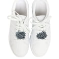 thumbnail image 2 of Unique Bargains 1 Pair Shoelace Charms Flower Shape Fashion Shoe Accessories Blue Gray, 2 of 5