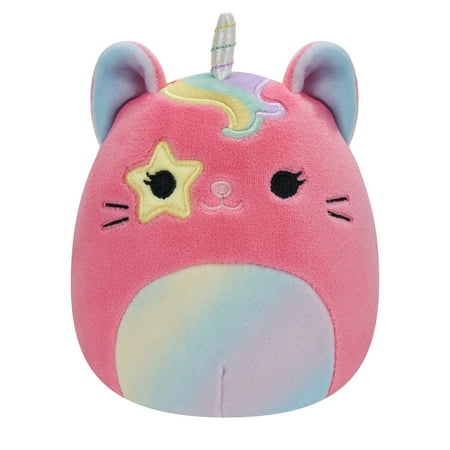 Squishmallows Original 7.5 inch Sienna the Pink Starry Eyed Caticorn - Ultra Soft Stuffed Plush Toy