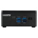thumbnail image 1 of Mini PC ECS LIVA Z7 PLUS Intel ULTRA 5 125H AI 33 TOPS 2x DDR5 1x M.2 USB-C WiFi 6E Bluetooth 5.3 Barebone 95-653-QG9003, 1 of 5