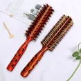 thumbnail image 2 of Peine de cerdas de jabalí resistente a altas temperaturas para cabello liso y rizado Peine de peluquería de madera para cabello liso al por mayor, 2 of 4