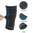thumbnail image 5 of Uxcell Knee Compression Sleeve, Nylon Knee Braces Leg Sleeve Compression Knee Padding - Blue, Large, 5 of 6