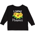 thumbnail image 3 of Inktastic I Love Hawaii Hibiscus Flowers Boys or Girls Long Sleeve Toddler T-Shirt, 3 of 5