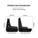 thumbnail image 4 of Guardabarros para coche A3 Sport Hatchback 2021-2023 Guardabarros Guardabarros Guardabarros Guardabarros Accesorios Negro, Negro, 4 of 4