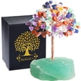thumbnail image 1 of Escultura QINJIEJIE Árbol de cristal de 7 chakras 12x7 cm, 1 of 6