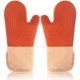 thumbnail image 1 of Manopla de Horno de Silicona Manopla de Horno de algodón Antideslizante Manopla de Horno de Aislamiento térmico para Cocina Pizza Barbacoa Guantes de Horno 33 cm Naranja Rojo Verde, 1 of 5