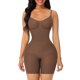 thumbnail image 1 of Body completo cómodo para mujer, moldeador de glúteos sin costuras, control de abdomen, adelgazante de muslos, talla L/XL, marrón, 1 of 4