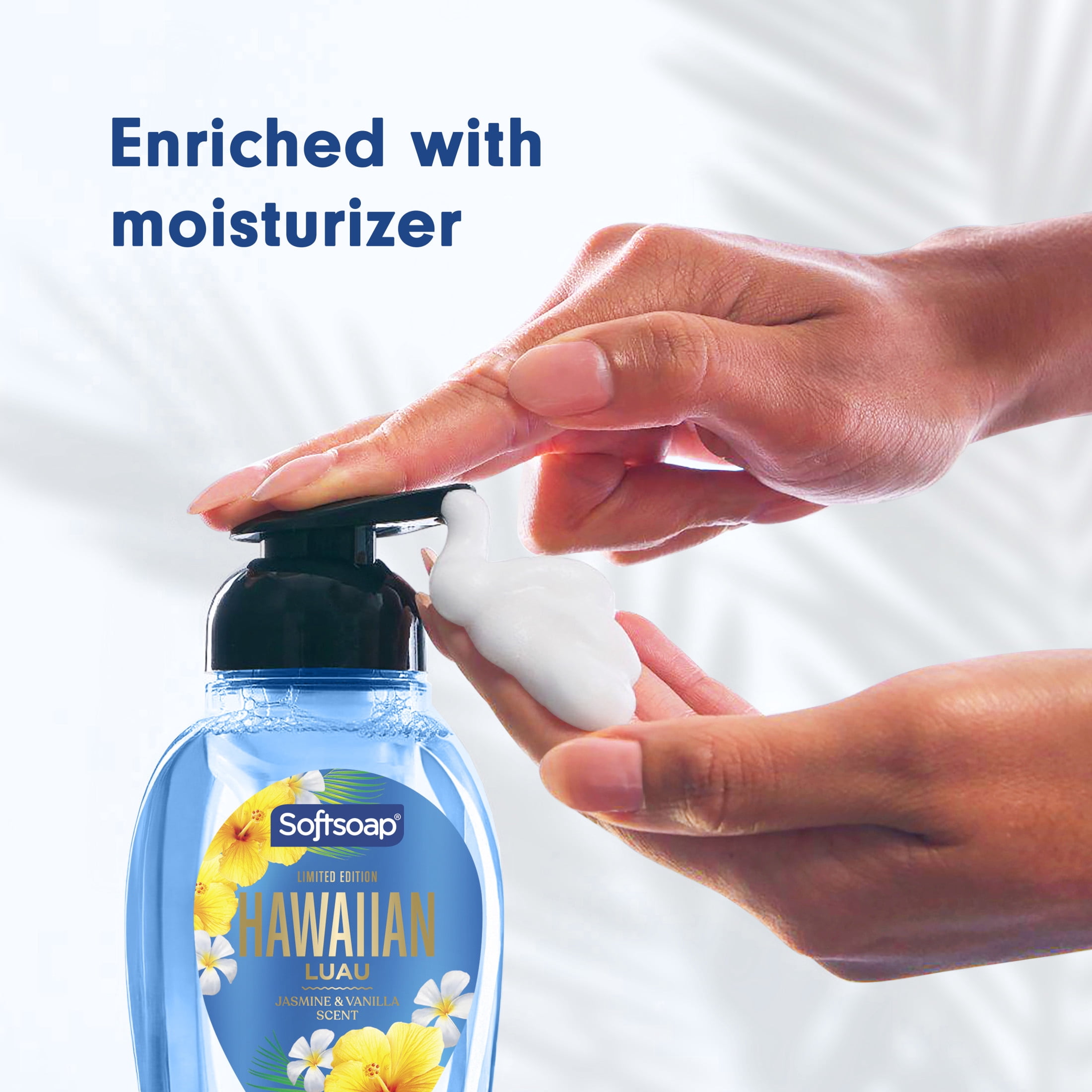 Softsoap Limited Edition Hawaiian Luau Foaming Liquid Hand Soap, Jasmine and Vanilla Scent, 9 fl oz