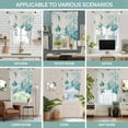 thumbnail image 6 of Turquoise Starfish Tie Up Curtain Valance for Window,Adjustable Rod Pocket Window Curtains Shades,Ocean Nautical Seahorse Coral Shell Light Filtering Valance Drapes for Living Room Bedroom 52"x45", 6 of 9