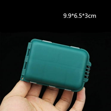 157X Pocket Size Tackle Box Beads Hooks Abs Plastic Small Fishing Kit Baits Mingyiq Inc