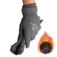 thumbnail image 2 of adviicd Men's Winter Riding Screen Plus Fleece Driving Non Slip Windproof Motorcycle Warm And Cold Outdoor Takeaway Gloves, 2 of 5