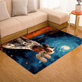 thumbnail image 4 of DTG English Setter Dog Rug 3x5, 4x6, 5x8 Area Rugs for Living Room Non-Slip Oriental Throw Bedroom Rug Ultra-Thin Large Office Dining Room, 4 of 8