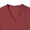thumbnail image 5 of BSDJILFG Big and Tall Shirts ,Mens Casual Basic Tees Solid Color Loose Short Sleeve V-Neck T-shirt Cotton Tops,Sizes L-6XL, 5 of 5