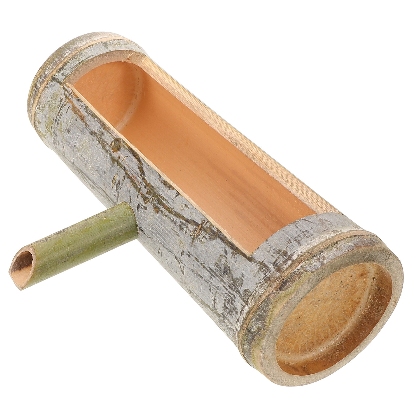 Hemoton Aquarium Water Bamboo Fountain Fish Tank Fountain Bamboo Water Spout Outdoor Fountain
