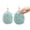 2Pcs-Light Green, variant on Household Cleaning Cloths for Bathroom and Kitchen Hedgehog Shape Hanging Ring Hand Towels, 2-Pack, Chenille Super Absorbent Quick-Dry Towels