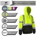 thumbnail image 2 of Sudadera sesafety Class 3 con capucha reflectante de alta visibilidad, 2 of 6