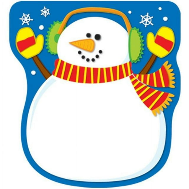 Carson Dellosa CD-151017-6 Bonhomme de Neige Bloc-Notes - 6 Unité