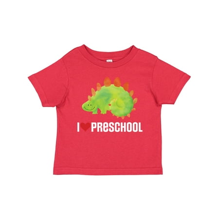 

Inktastic Preschool Dinosaur Back to School Gift Toddler Boy or Toddler Girl T-Shirt