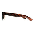 thumbnail image 4 of Bifocal Reading Sunglasses Classic Square Frame Spring Hinge Tortoise +2.5, 4 of 4