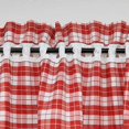 thumbnail image 3 of Set Of 2 Blackout Curtains Perforated With 2 Plaid Window, 3 of 4