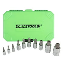 OEMTools Long Triple Square Bit Socket, 10 Piece Set