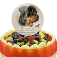 thumbnail image 5 of Acrylic Rottweiler Rottie Dog Breed Cake Topper Party Decoration for Wedding Anniversary Birthday Graduation, 5 of 7