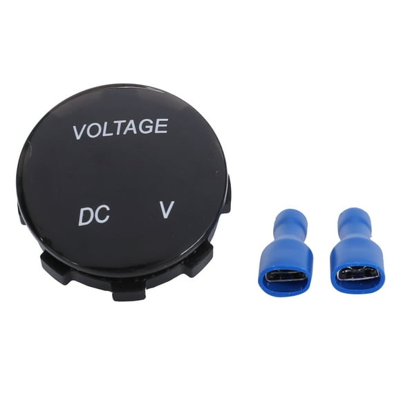 Universal Digital Monitor Voltmeter Waterproof Voltage Meter LED blue for DC 12V-24V Car Motorcycle Auto Truck