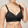 thumbnail image 2 of Afdoent Bras for Women Comfortable Large Sized No Underwire Gathering Large Cup Thin Bra Breathable, 2 of 4