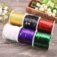 thumbnail image 4 of 100 Yards Flat Sequin Strip 6mm Wide Spangle Flat Sequins Trim Paillette Spool String Metallic Shiny, 4 of 7