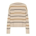 thumbnail image 5 of Yangnuo Womens Trendy Casual Striped Cozy Sweaters 2025 Women's Long Sleeved Round Neck Knitted Sweater Pullover Sweater, 5 of 5
