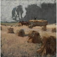 thumbnail image 2 of Henry Keller 20x20 Black Ornate Framed Double Matted Museum Art Print Titled: Harvest Time (C. 1903), 2 of 5