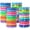 Blue, Red, Pink, Orange, Purple, Yellow, variant on 20 Pcs Bible Bracelets Rubber Verse Bracelets Inspirational Silicone Wristbands Colored Bible Quote Rubber Wristbands for Women Men Teen Gifts
